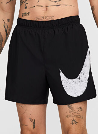 Мужские шорты Nike Normal Düz FV9916-010 M NK DF CHALLENGER SWOOS