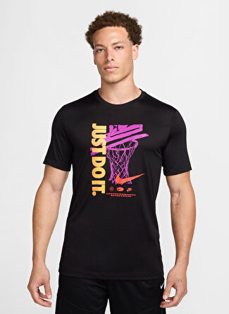 Мужская футболка Nike Regular Fit Baskili FZ8085-010 M NK DF TEE RLGD OC VERB