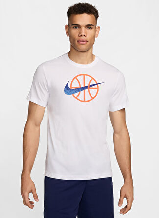 Мужская футболка Nike Regular Fit Baskili FZ8091-100 M NK DF TEE OC DNA 2