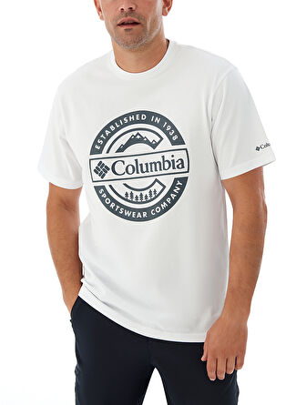 Мужская футболка Columbia 9120871100_CS0387 O Yaka Normal Kalip