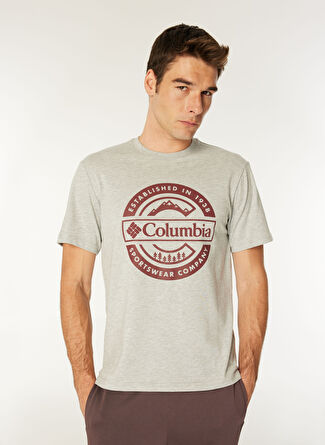 Мужская футболка Columbia 9120871044_CS0387 Açik O Yaka Normal Kalip