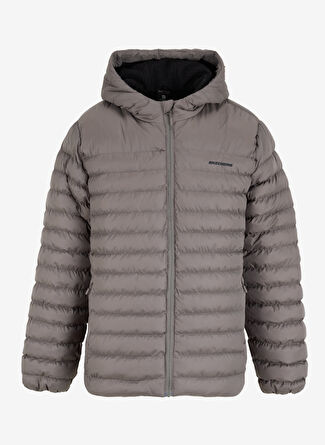 Мужская куртка Skechers S242095-003 M Outerwear Padded Jack Antrasit Kapüşon Yaka Normal Kalip