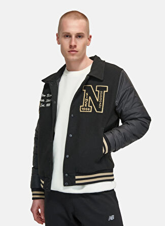 Мужская куртка New Balance Normal Düz MNJ3391-BK-NB Lifestyle Men на каждый день