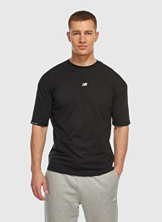 Unisex футболка New Balance Normal Düz UNT3417-BK-NB Tshirt