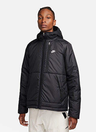 Мужская куртка Nike Normal Düz DX2038-010 M NSW TF RPL LEGACY HD J