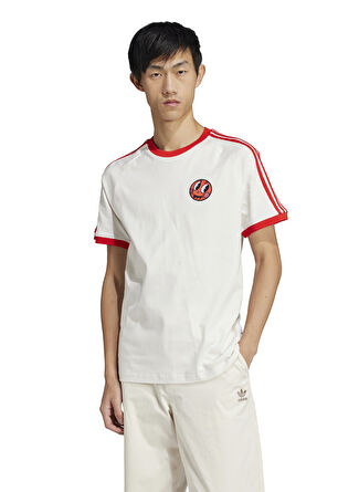 Мужская футболка adidas JD0716 CALI TEE Yuvarlak Yaka Slim Fit Baskili