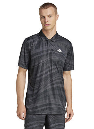 Мужская футболка adidas JD5426 CLUB GRAPH POLO Regular Fit Desenli