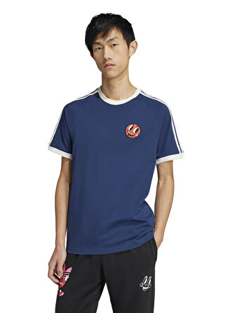 Мужская футболка adidas JP0984 CALI TEE Yuvarlak Yaka Slim Fit Baskili