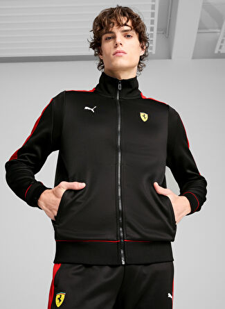 Мужская куртка Puma 63019401 Ferrari Race MT7 PU Kapüşon Yaka Regular Fit