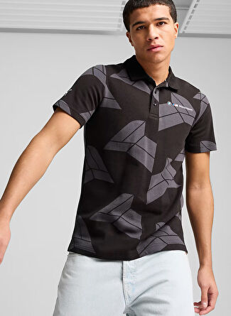 Мужская футболка Puma 62415403 BMW MMS Polo Medium Gray H Regular Fit