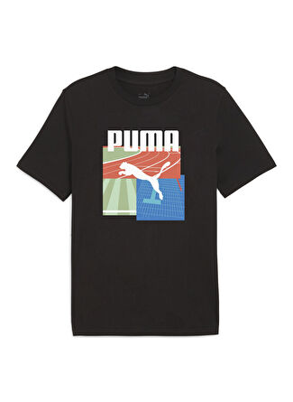 Мужская футболка Puma Regular Fit Baskili 62790901 GRAPHICS Summer Sports Tee
