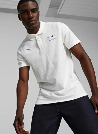 Мужская футболка Puma 62415401 BMW MMS Polo PUMA Black Regular Fit