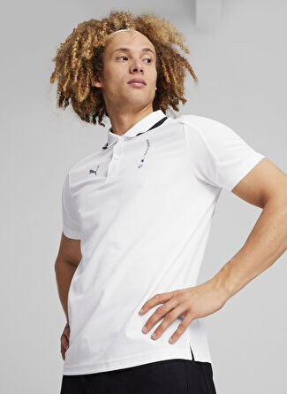 Мужская футболка Puma Regular Fit 62415402 BMW MMS Polo PUMA White