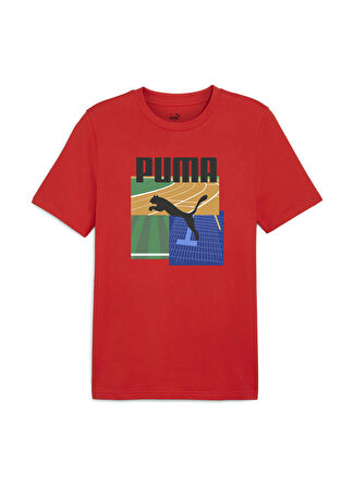Мужская футболка Puma Regular Fit Baskili 62790911 GRAPHICS Summer Sports Tee