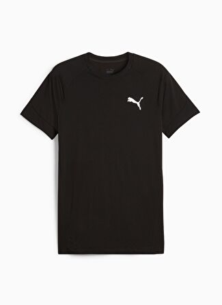 Мужская футболка Puma 67899201 EVOSTRIPE Tee PUMA Black Yuvarlak Yaka Regular Fit