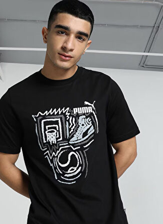 Мужская футболка Puma 68017601 GRAPHICS Year of Sports Te Regular Fit Baskili