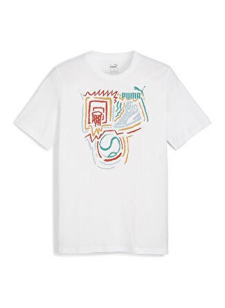 Мужская футболка Puma 68017602 GRAPHICS Year of Sports Te Regular Fit Baskili