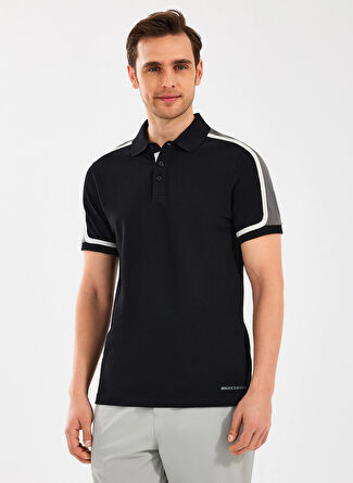 Мужская футболка Skechers Normal Polo S2510133-001 M Color Block Polo