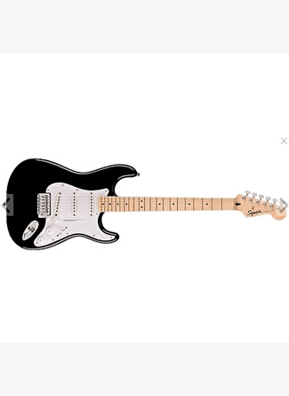 Squier Sonic Stratocaster Akçaağaç Klavye Wpg Black Elektro Gitar