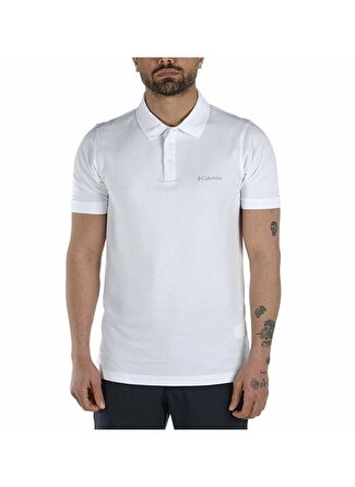 Мужская футболка Columbia M Cascade Range Solid Polo CS0214-100 для походов