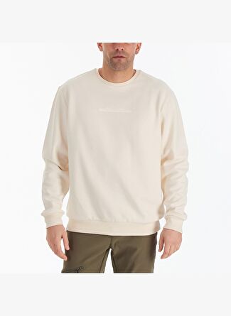 Мужской свитшот Columbia CS0274190_CS0274 Krem O Yaka Normal Kalip