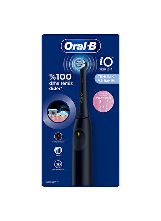 Oral-B Io 2 Şarjlı Diş Fırçası - Siyah - 15431520 | Boyner