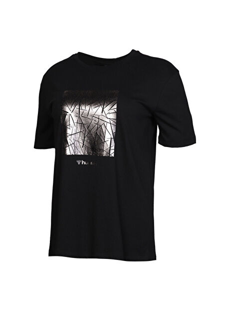 Hummel CALVINA T-SHIRT S/S TEE Siyah Kadın T-Shirt 910964-2001 -1