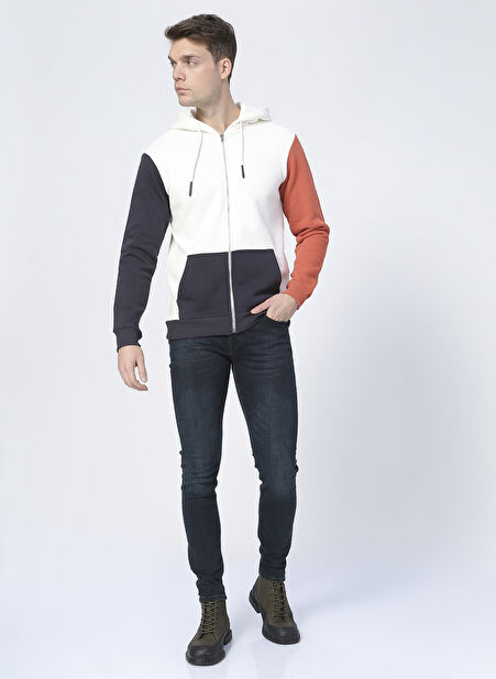 Koyu Mavi Erkek Skinny Fit Denim Pantolon L736PHKG-408_Malone -1
