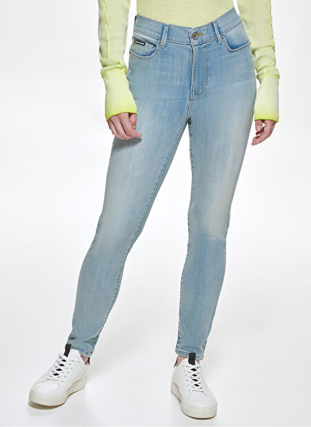 Dkny Jeans Açık Mavi Kadın Pantolon E1RK0743 -1