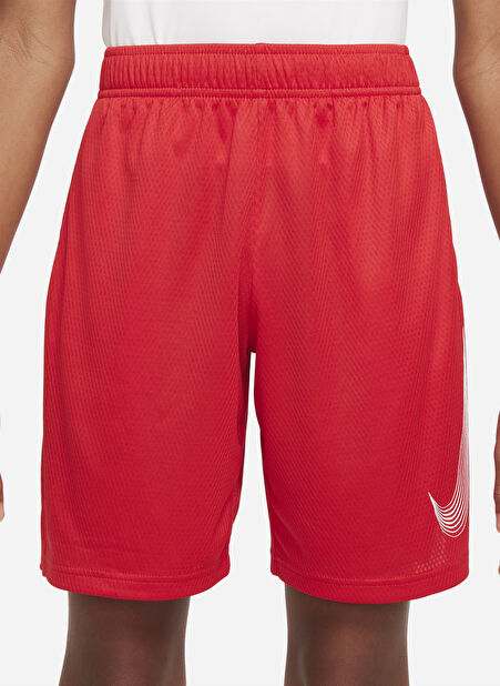 Nike DM8537 Standart Kalıp Düz Kırmızı - Pembe Çocuk Şort -1