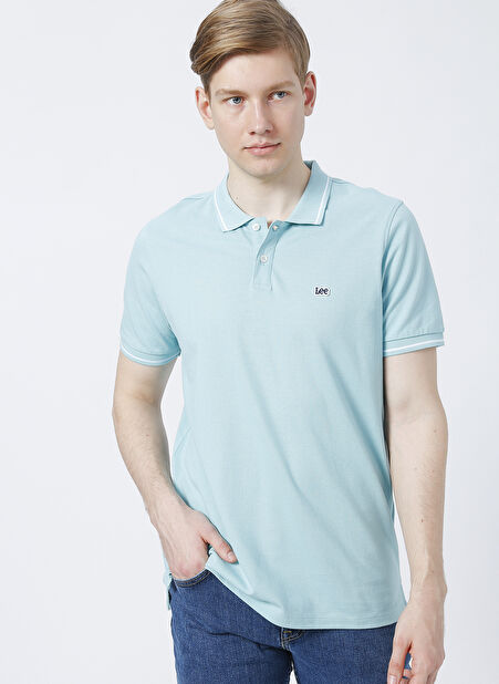 Lee Açık Mavi Erkek Polo T-Shirt L61ARLUD_ polo t-shirt -1