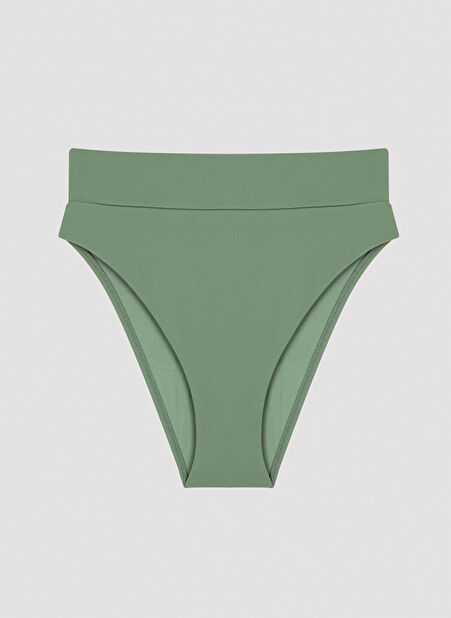 Penti PLXAL7FJ22IY Desenli Koyu Yeşil Kadın Bikini Alt -1