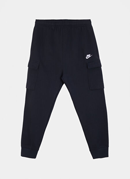 Nike Siyah Erkek Düz Eşofman Altı CD3129 010 M NSW CLUB PANT CARGO BB -1