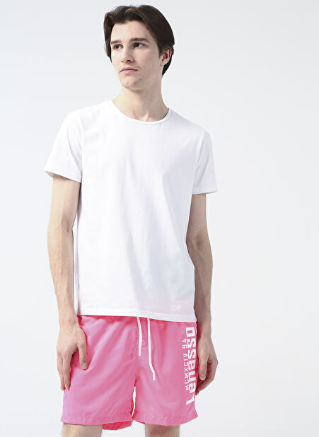 Lenasso Neon Pembe Erkek Şort Mayo AD-Y95047LNS -1
