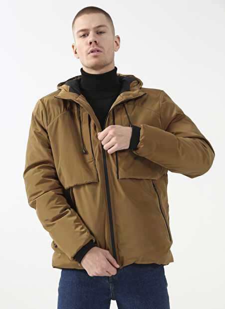 Wrangler Açık Kahve Erkek Ceket W222540211 Parka Ceket -1