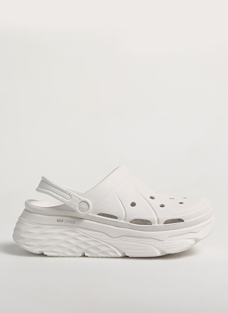 111127 WHT MAX CUSHIONING FOAMIES Beyaz Kadın Sandalet -1