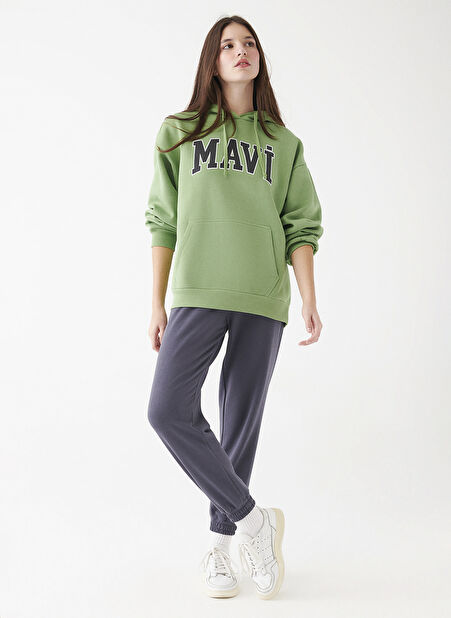 Mavi Yüksek Bel Regular Fit Antrasit Kadın Eşofman Altı M1600903-80932 -1