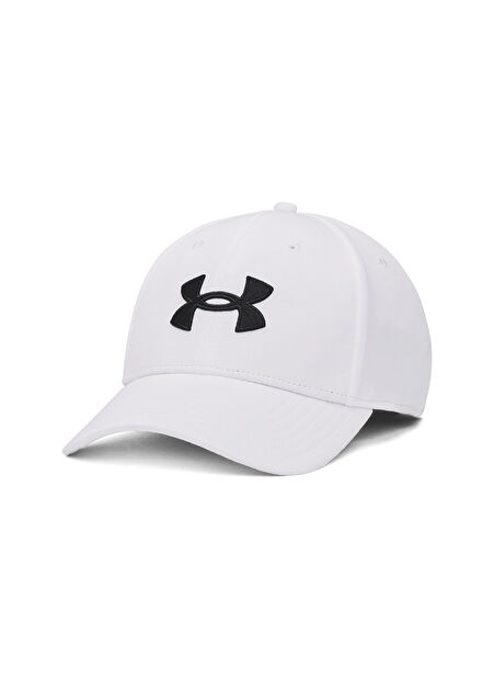 1376700-100 Men's UA Blitzing Beyaz Erkek Şapka -1