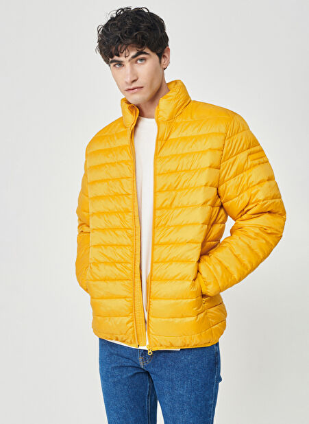 Riders By Lee Dik Yaka Regular Fit Hardal Erkek Şişme Mont L222649 -1