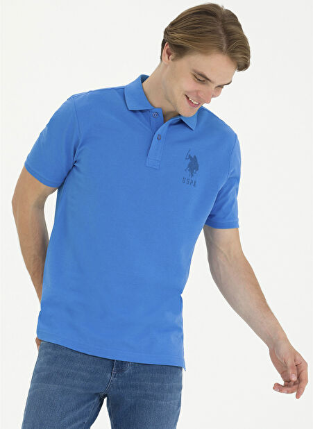 U.S. Polo Assn. Polo Yaka Saks Erkek T-Shirt JAMA -1