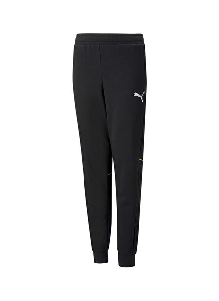 Puma Normal Paça Siyah Erkek Çocuk Eşofman Altı 84699901 Active Sports Sweatpants -1