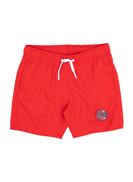 U.S. Polo Assn. Kırmızı Erkek Çocuk Şort Mayo HERMOS23YKIDS -1