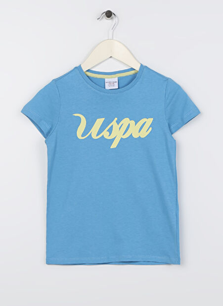 U.S. Polo Assn. Yeşil Erkek Çocuk Bisiklet Yaka Kısa Kollu Baskılı T-Shirt RAINIY023 -1