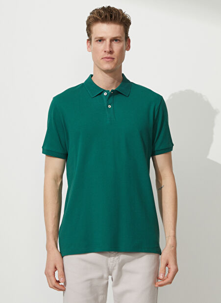 Altınyıldız Classics Koyu Yeşil Erkek Polo T-Shirt 4A9000000001 -1