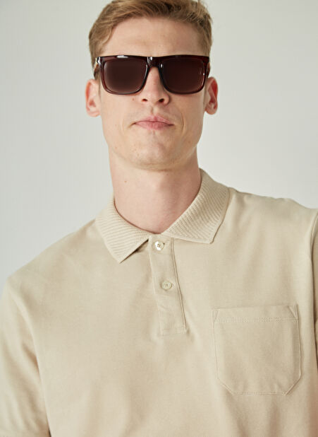 Altınyıldız Classics Koyu Sarı Erkek Polo T-Shirt 4A9000000002 -1