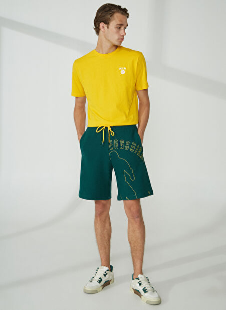 Bikkembergs Yeşil Erkek Sweat Şort C 1 303 01 -1