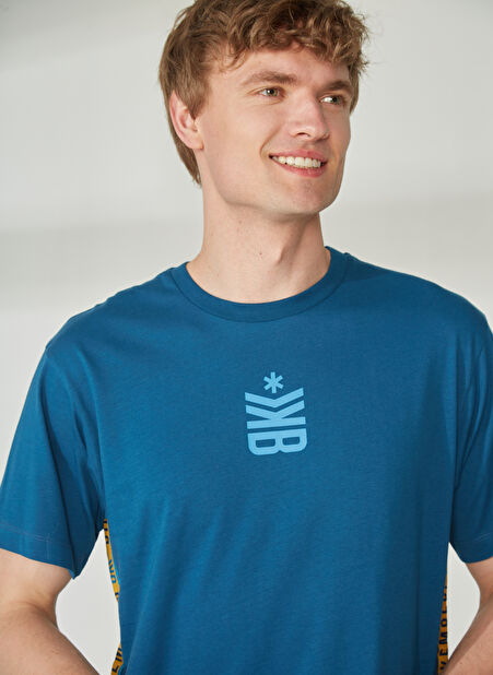 Bikkembergs Turkuaz Erkek T-Shirt C 4 114 22 -1
