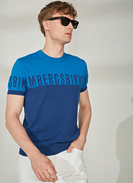 Bikkembergs Mavi Erkek Kazak C S 58G 10 -1
