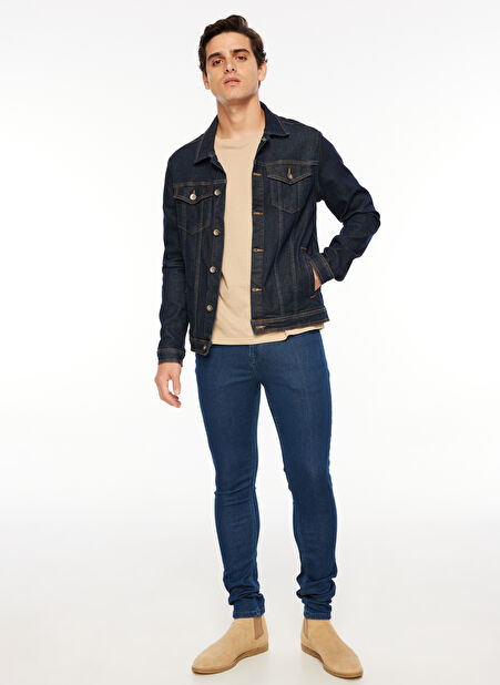 Fabrika Mavi Erkek Normal Bel Denim Pantolon F4WM-PNT 601 -1