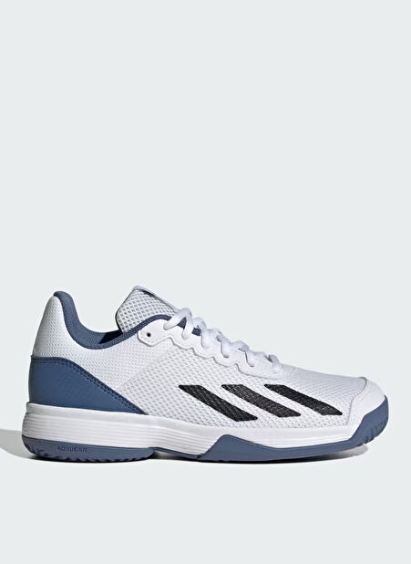 adidas Beyaz Kız Çocuk Tenis Ayakkabısı IG9536 Courtflash K -1